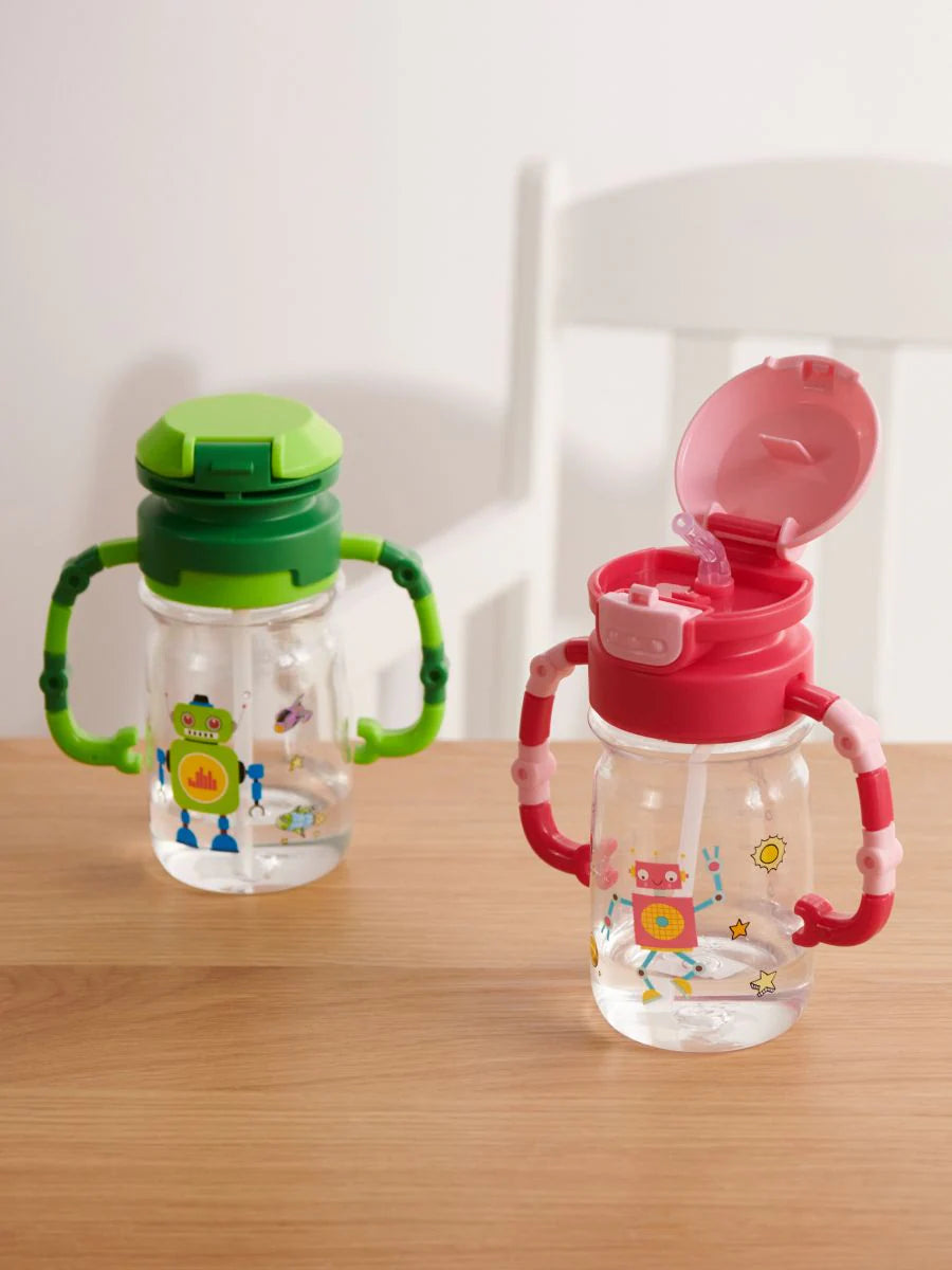 650ml Silicone Straw Cup Water Bottle, Portable School Water Mug, School Kids Water Thermos 650ml Silicone Straw Cup Water Bottle, Portable School Water Mug, School Kids Water Thermos